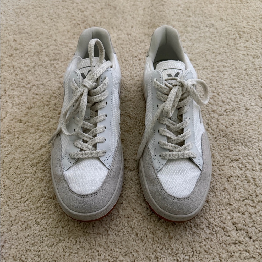 Veja White and Gray Women's Sneakers